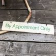 画像2: Vintage Sign BY APPOINTMENT ONLY (B277) (2)