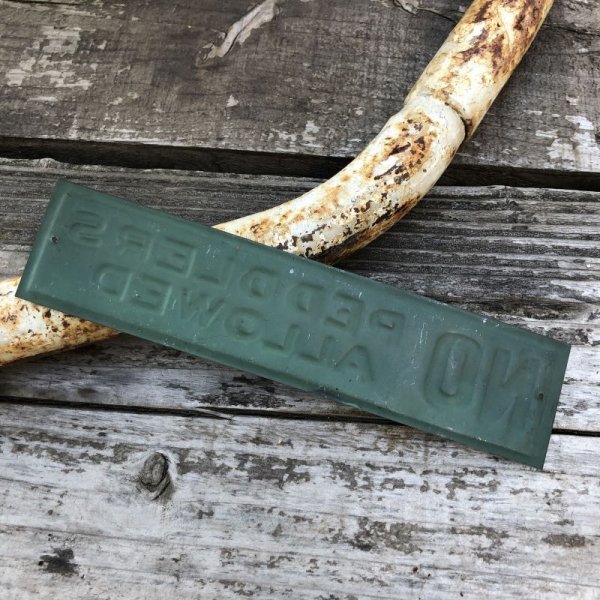 画像5: Vintage Sign NO PEDDLERS ALLOWED (B272) (5)