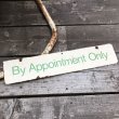 画像6: Vintage Sign BY APPOINTMENT ONLY (B277) (6)