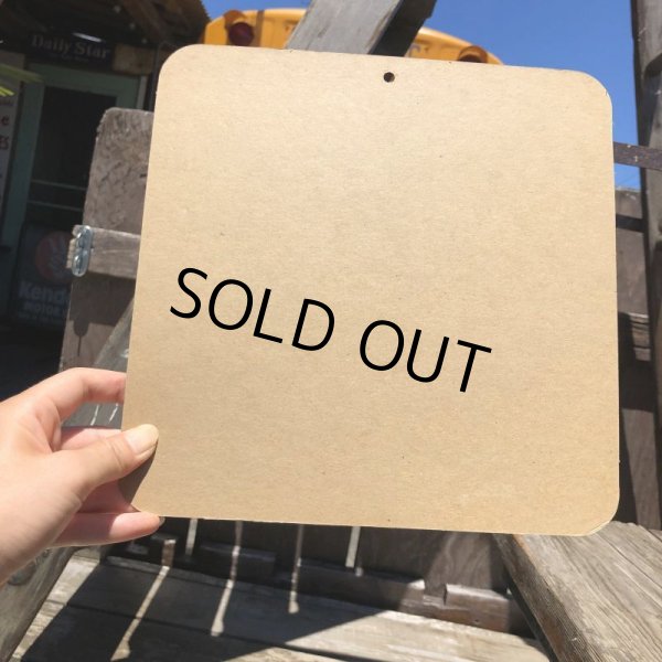 画像2: 70s Vintage Cardboard Sign NO PARKING (B299) (2)