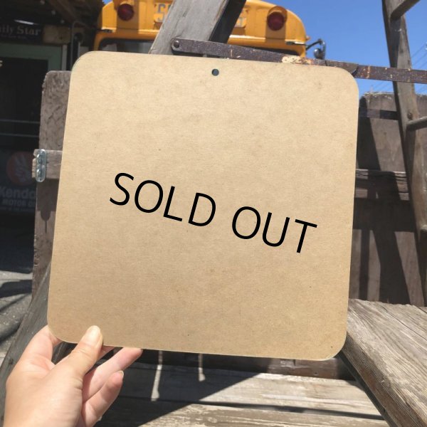 画像2: 70s Vintage Cardboard Sign STRICTLY PROHIBITED (B302) (2)