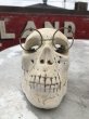 画像7: Vintage Skull w/Glasses Ceramic Ashtray (B322) (7)