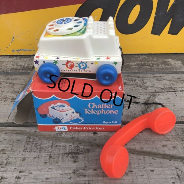 画像4: 70s Vintage Fisher Price Toys Chatter Telephone (B351) (4)