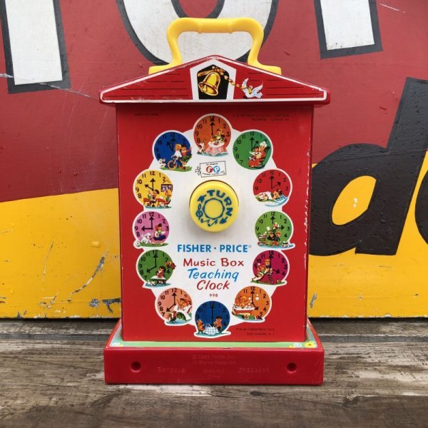 画像6: Vintage Fisher Price Music Box Teaching Clock (B343) (6)