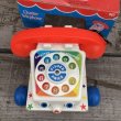 画像8: 70s Vintage Fisher Price Toys Chatter Telephone (B351) (8)