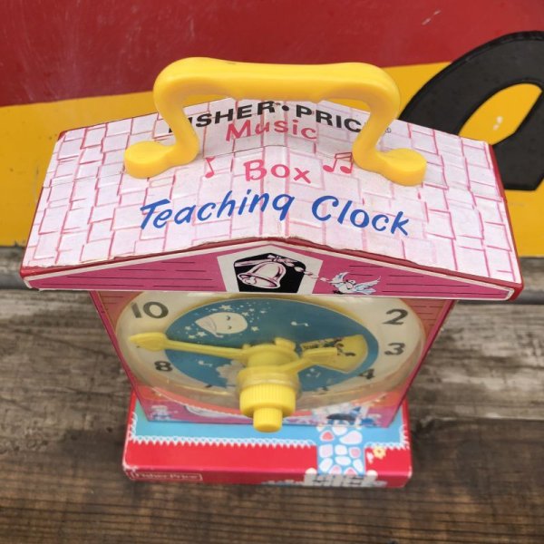 画像4: Vintage Fisher Price Music Box Teaching Clock (B343) (4)