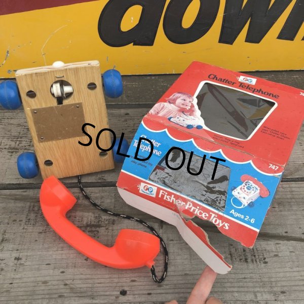 画像5: 70s Vintage Fisher Price Toys Chatter Telephone (B351) (5)