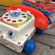 画像10: 70s Vintage Fisher Price Toys Chatter Telephone (B351) (10)