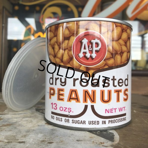 画像1: Vintage Tin Can A&P Peanuts (B360) (1)