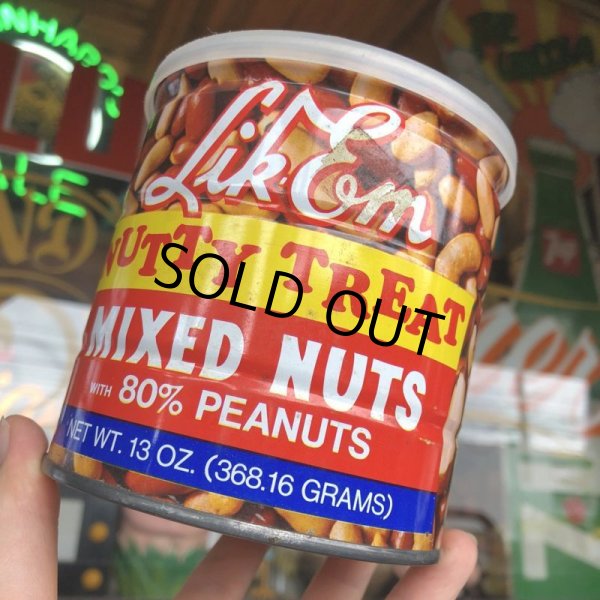 画像1: Vintage Tin Can Lik Em Mixed Nuts (B362) (1)