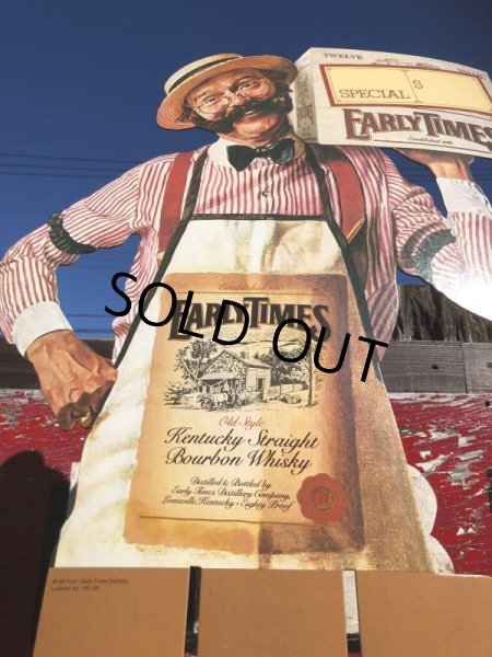 画像7: 80s Vintage Early Times Bourbon Whiskey Store Display (B364) (7)