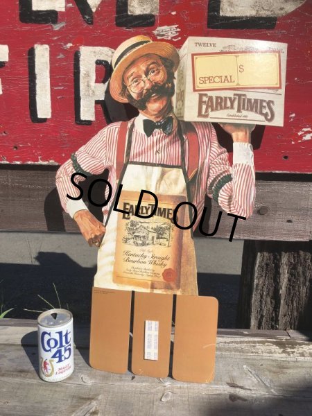 画像9: 80s Vintage Early Times Bourbon Whiskey Store Display (B364) (9)