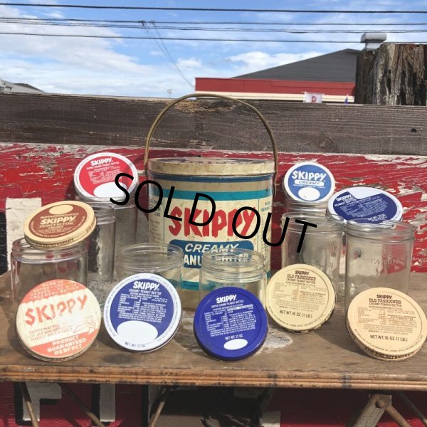 画像11: Vintage SKIPPY Peanut Butter Tin Can (B372) (11)