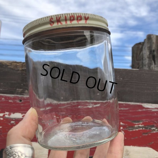画像5: Vintage SKIPPY Peanut Butter Glass Jar (B365) (5)