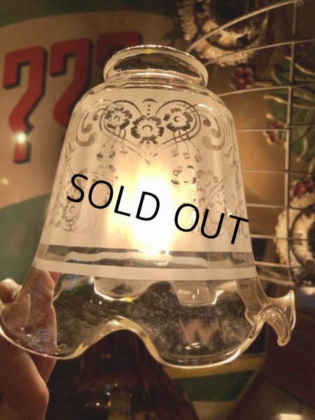 画像11: Vintage U.S.A Glass Lamp Shade Globe (B378) (11)