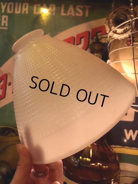 画像10: Vintage U.S.A White Milk Glass Lamp Shade Globe (B374) (10)