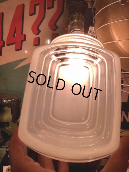 画像10: Vintage U.S.A White Milk Glass Lamp Shade Globe (B376) (10)