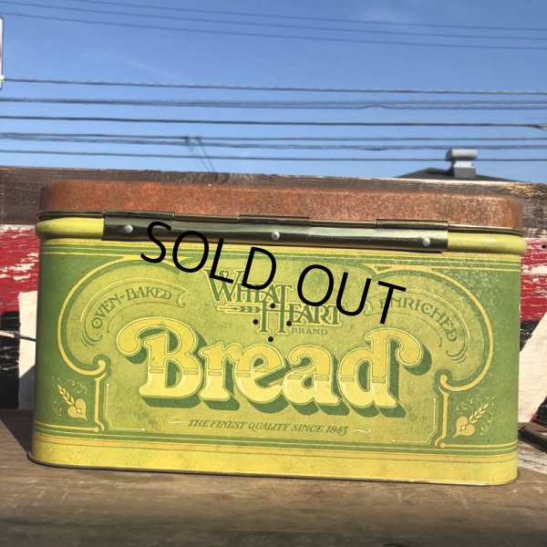 画像6: Vintage WHEAT HEART BREAD Tin Can (B386) (6)