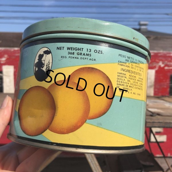 画像2: Vintage FFV Vanilla Wafers Biscuit Tin Can (B382) (2)