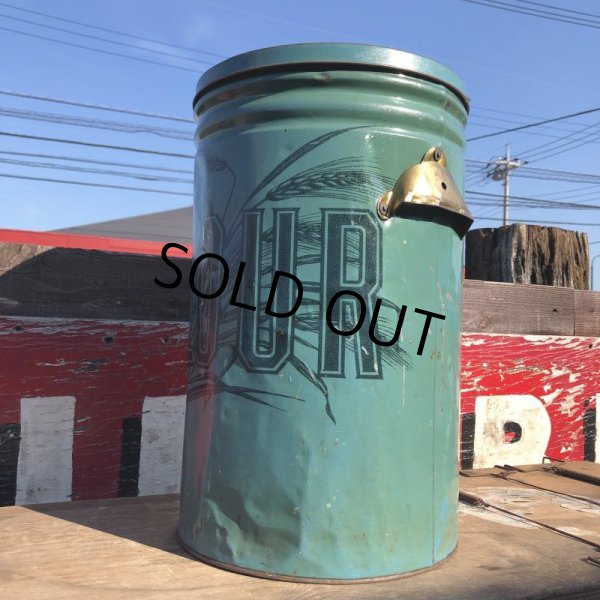 画像12: Vintage FLOUR Tin Can (B388) (12)