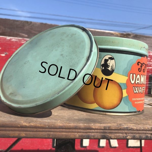 画像6: Vintage FFV Vanilla Wafers Biscuit Tin Can (B382) (6)