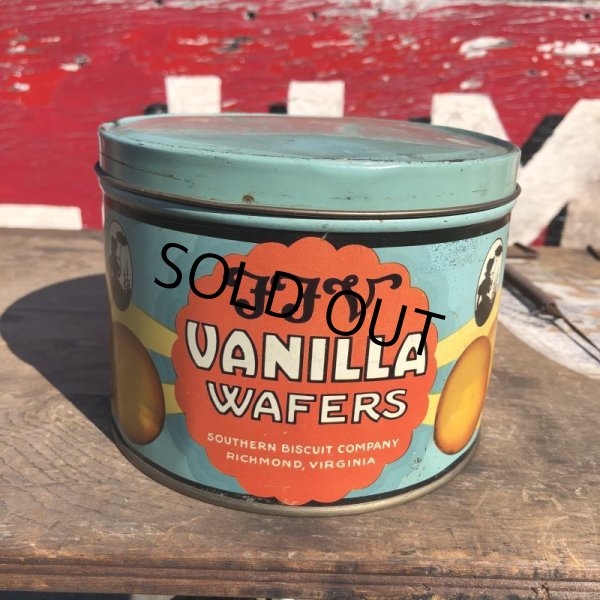 画像4: Vintage FFV Vanilla Wafers Biscuit Tin Can (B382) (4)