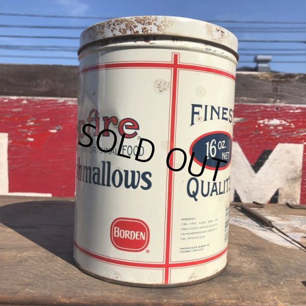 画像5: Vintage Borden Campfire Marshmallows Tin Can (B381) (5)