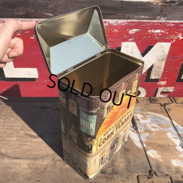 画像3: Vintage D. SunnyField Golden Corn Flakes Tin Can (B380) (3)