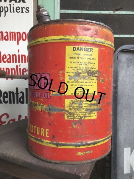 画像5: Vintage ARCTIC CAT Snowmobile Purple Powerlube Oil Can (B389)  (5)