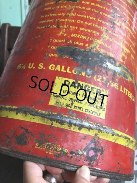 画像10: Vintage ARCTIC CAT Snowmobile Purple Powerlube Oil Can (B389)  (10)