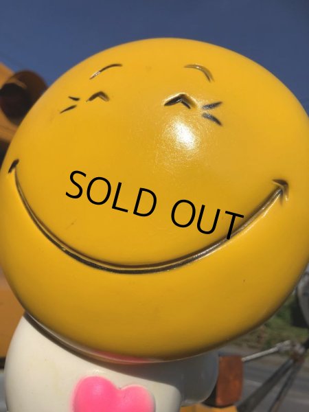 画像10: 70s Vintage Play Pal Smiley Face Plastic Coin Bank (B390)  (10)
