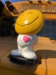 画像9: 70s Vintage Play Pal Smiley Face Plastic Coin Bank (B390)  (9)