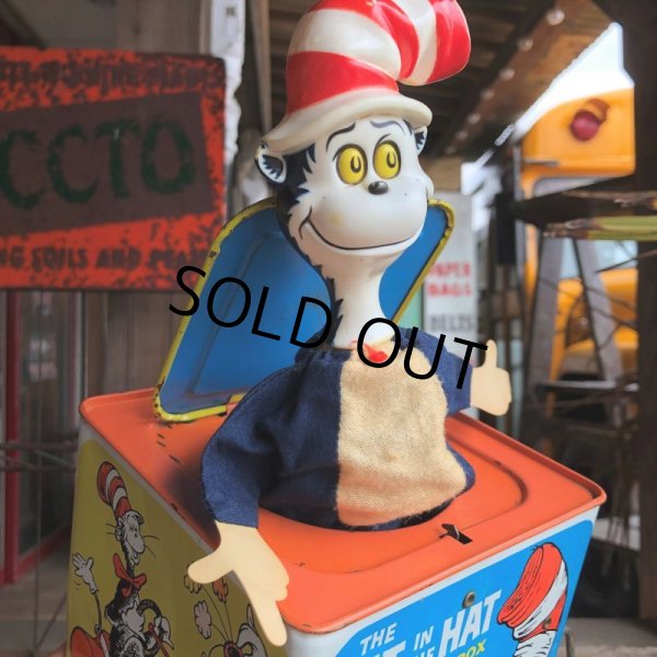 画像5: 70s Vintage Mattel CAT IN THE HAT Jack in the Box (B330) (5)