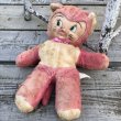 画像6: Vintage Rubber Face Doll Pink Kitty Cat (B393) (6)