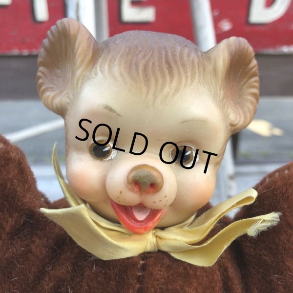 画像4: Vintage Rubber Face Doll Mini Bear (B392) (4)