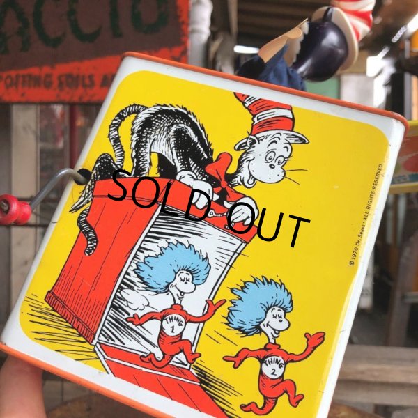 画像12: 70s Vintage Mattel CAT IN THE HAT Jack in the Box (B330) (12)