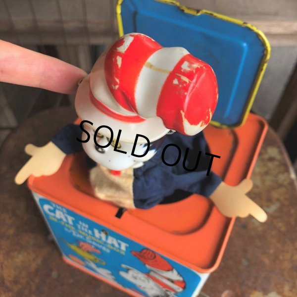 画像8: 70s Vintage Mattel CAT IN THE HAT Jack in the Box (B330) (8)