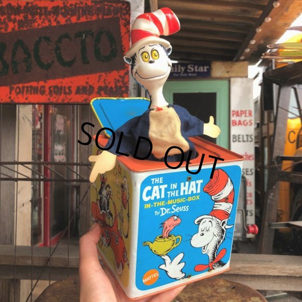 画像15: 70s Vintage Mattel CAT IN THE HAT Jack in the Box (B330) (15)