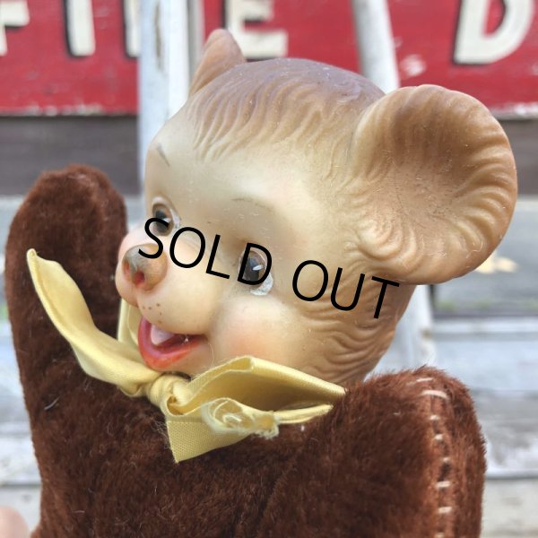 画像3: Vintage Rubber Face Doll Mini Bear (B392) (3)