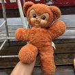 画像1: Vintage Rubber Face Doll Brown Bear (B395) (1)