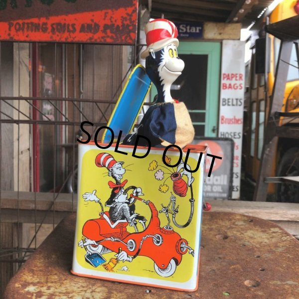 画像4: 70s Vintage Mattel CAT IN THE HAT Jack in the Box (B330) (4)