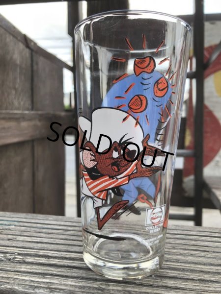 画像3: 70s Vintage Pepsi Glass  Yosemite Sam & Speedy Gonzales (B401) (3)