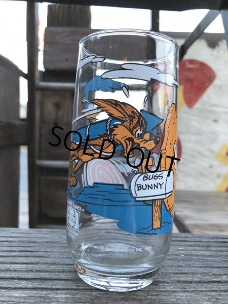 画像3: 70s Vintage Pepsi Glass Road Runner & Wile E. Coyote (B409) (3)