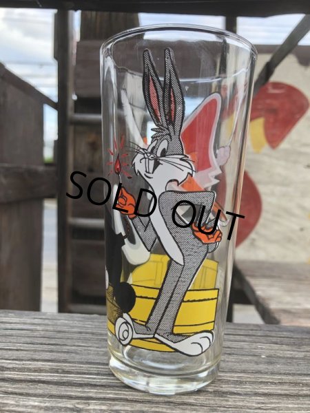 画像2: 70s Vintage Pepsi Glass Bugs Bunny & Yosemite Sam (B397) (2)