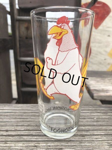 画像4: 70s Vintage Pepsi Glass Foghorn Leghorn (B425) (4)