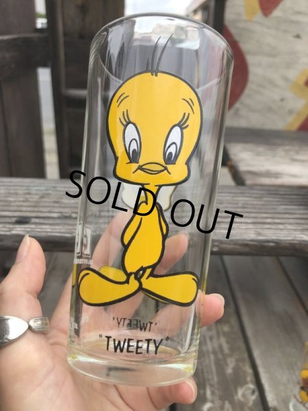 画像1: 70s Vintage Pepsi Glass Tweety (B415) (1)