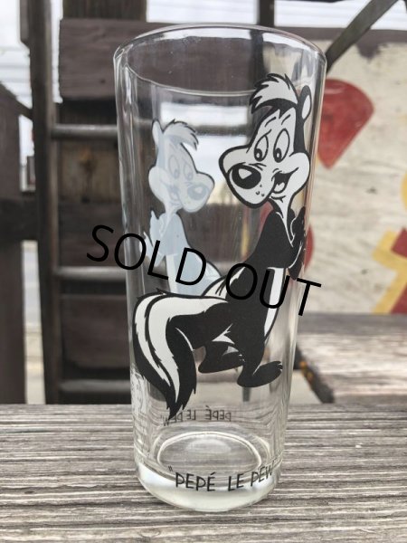 画像4: 70s Vintage Pepsi Glass Pepe Le Pew (B426) (4)