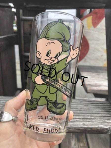 画像1: 70s Vintage Pepsi Glass Elmer Fudd (B413) (1)