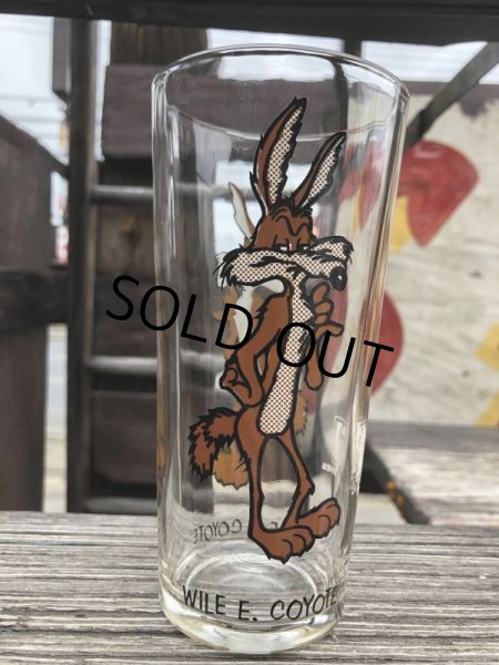 画像2: 70s Vintage Pepsi Glass Wile E. Coyote (B417) (2)