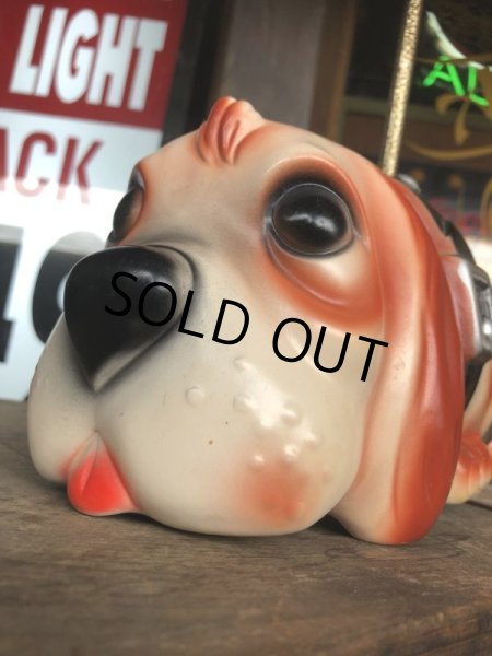 画像6: 70s Carnival Prize Vintage Hound Dog Plastic Lamp (B431) (6)